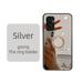 Bling Glitter Diamond Case for Samsung Galaxy A14 5G 6.6 Women Girls Makeup Mirror Phone with Ring Holder Stand Sparkle 3D Handmade Rhinestone Flexible TPU Bumper Cover Silver