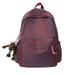 School Backpack Waterproof Bookbag Suitable College High School Bags Laptop Backpack Suitable for Men Women(Red)