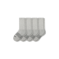 Youth Solids Calf Sock 4-Pack - Grey - Y - Bombas