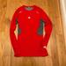 Adidas Shirts | Men's Adidas Techfit Red Long Sleeve Running Shirt, Size M | Color: Gray/Red | Size: M