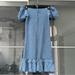 American Eagle Outfitters Dresses | Aeo Ruffle Dress | Color: Blue | Size: S