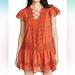 Free People Dresses | Free People Esperanza Eyelet Mini Dress Saffron | Color: Orange | Size: S