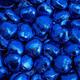 Italian Options Milk Chocolate Foiled Hearts, 200 Chocolates, Royal Blue Foil