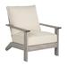 Summer Classics Ashland Patio Lounge Chair w/ Cushions Wood in Brown | 37 H x 33.125 W x 39 D in | Wayfair 289327+C769H4076N