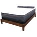 Red Barrel Studio® Pedestal Bed in Brown | 18 H x 79 W x 92 D in | Wayfair A468DEE21C2D4B18A42326AE88551026