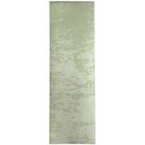 White 96 x 30 x 0.25 in Area Rug - Orren Ellis Madelle Machine Woven Runner 2'6" x 8' Polyester Indoor/Outdoor Area Rug in Green/Ivory Polyester | Wayfair