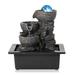 Loon Peak® Egin Resin Fountain w/ Light | 10.23 H x 9.05 W x 6.88 D in | Wayfair 77A286E162894765A25B2B18EF72B420