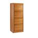 Forest Designs 4-Drawer Vertical Filing Cabinet Wood in Brown | 56 H x 22 W x 21 D in | Wayfair B1034-BS