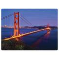 Matterly Golden Gate Bridge 35 in. x 47 in. 9 to 5 Desk Chair Mat in Black/Blue | 0.18 H x 35 W x 47 D in | Wayfair 22851240034