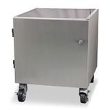 Stoelting 4183513 22" x 24" Mobile Equipment Stand for Soft Serve Machines, Cabinet Base, Stainless Steel