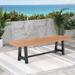 Outdoor acacia wood garden bench - Modern furniture