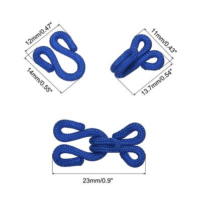 Sewing Hooks and Eye, 12pcs - Polyester Covered Sewing Hooks and Eyes