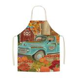 Stylist Apron Cosmetology Aprons for Kids Housework Sunflower Creative Linen Apron Thanksgiving Pumpkin Apron Day Apron Kitchen Oil Kitchenï¼ŒDining Apron for Boys Dragon Barber Apron for Women Pockets