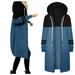 wendunide coats for women Women s Warm Zipper Open Hoodies Sweatshirt Long Coat Jacket Top Outwear Womens Fleece Jackets Blue L