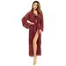 Lingerie for Women Sexy Silk Lace Satin Kimono Robe Bathrobe Sleepwear Belt Pajamas