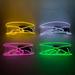 Shulemin LED Glasses Prank Glasses Longer Glow Time Wireless Lighting Acrylic Prank LED Glasses for Christmas