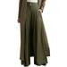 JDEFEG Pants for Women Ladies Sweatpants High Waist Wide Leg Pants Solid Color Pleated Casual Pants Pockets Trousers Pants Womens Petite Women s Pants Polyester Army Green M