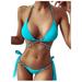 Star Bikini Swimsuit for Women Women Two Piece Swimsuit with Shorts Women Swim Shorts And Bikini Top Swimwear Tops for Women Guard Women plus Size Teal Swimsuits plus Size Swim Tops with Underwire for