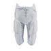 Martin Football ADULT Dazzle Game Pants with Integrated 7-Piece Pad Set WHITE