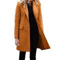 wendunide coats for women Women Casual Light Weight Thin Jacket Slim Coat Long Sleeve Blazer Office Business Coats Jacket Womens Blazers Coffee M