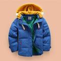 Aayomet Coat For Boy Boys Ultra Lightweight Packable Down Puffer Jacket Coat Blue 8-9 Years