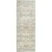 Mark&Day Washable Area Rugs 2x7 East Traditional Light Gold Runner Area Rug (2 7 x 7 3 )