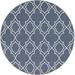 Mark&Day Outdoor Area Rugs 9ft Round Liam Cottage Indoor/Outdoor Charcoal Area Rug (8 10 Round)