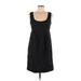 MICHAEL Michael Kors Casual Dress Scoop Neck Sleeveless: Black Print Dresses - Women's Size 6