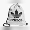 Adidas Other | Adidas Originals Unisex Trefoil Sackpack White Black Gym Bag Backpack Media Safe | Color: White | Size: Os