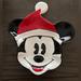 Disney Holiday | Disney Santa Mickey Mouse Cookie Plate | Color: Black/Red | Size: Os