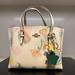 Coach Bags | Coach Mollie Tote 25 With Dreamy Land Floral Print C8217 | Color: White | Size: Os