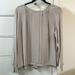 Madewell Tops | Madewell Broadway & Broome Grey Silk Top Size L | Color: Gray | Size: L