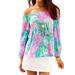 Lilly Pulitzer Tops | Lilly Pulitzer Adira Top In Scarlet Macaw | Color: Blue/Pink | Size: Xxs