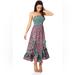 Free People Dresses | Nwot Free People The One I Love Dress - Floral Ruffle Smocked Z115-40 | Color: Green/Pink | Size: Various