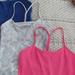 Lululemon Athletica Tops | Lululemon Power Pose Tank Top Bundle - Size 6 | Color: Pink/White | Size: 6