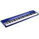 Korg – Liano L1 – Tragbares Digitalpiano mit Hochwertiger Soft-Touch-Tastatur – Metallisches Blau