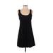 Star Vixen Casual Dress - A-Line Scoop Neck Sleeveless: Black Print Dresses - Women's Size Small