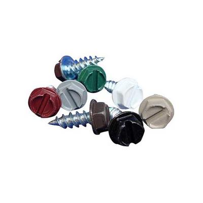 US Aluminum #8 x 1/2 Inch Painted Screws US Aluminum White Box of 1000