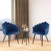 Costway Dining Chair Velvet Upholstered Modern Accent Arm Chair for - See Details