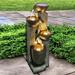 Millwood Pines Akel Resin Fountain w/ Light | 40 H x 13 W x 13 D in | Wayfair 0C7D3FB241C84D3194E04DE61B01599C