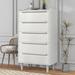 Latitude Run® 5 Drawer 28.7" W Chest Wood in White | 47.2 H x 28.7 W x 16.9 D in | Wayfair EC1EA625DD744C6F94CB00CFC5CD4974