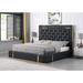 Hokku Designs Verde Platform Bed Upholstered in Black | Queen | Wayfair DB3077FD87E342DFAFC642342CF1169C