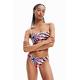 Desigual Women's Swim_Playa 1000 Bikini Set, White, S