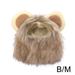 Cute Lion Mane Wig Costume Hat For Dog And Cat B0D2