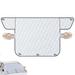 Tohuu Windshield Snow Cover 5 Magnetic Fixation Foldable Removable Winter Cover Mirror Protection Winter Windscreen Cover Keeps Ice Snow Frost Off Fits Most Vehicle 225 x 120 cm welcoming