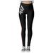 Xinqinghao Yoga Leggings For Women Independence Day For Women Print Mid Waist Yoga Pants Tights Compression Yoga Running Fitness American Print Leggings Women Yoga Pants Black S