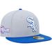 Men's New Era Gray/Blue Chicago White Sox Dolphin 59FIFTY Fitted Hat