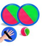 Tutuviw Toss and Catch Ball Game Set Paddle Game Ball Set with 2 Paddles and 1 Balls Suitable for Outdoor Games Beach Games Yard Games for Kids (Blue)