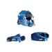 ProForce Lighting 5 Piece Sparring Gear Combo Set BLUE Full head face mask