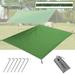 AYAMAYA Outdoor Camping Tarp Waterproof & Anti UV Tent Tarps with 6 Holes & 4 Handles 210T Lightweight Hammock Rain Fly Tent Footprint Easy Setup & Storage for Backpacking Hiking Picnic(157 *110 )